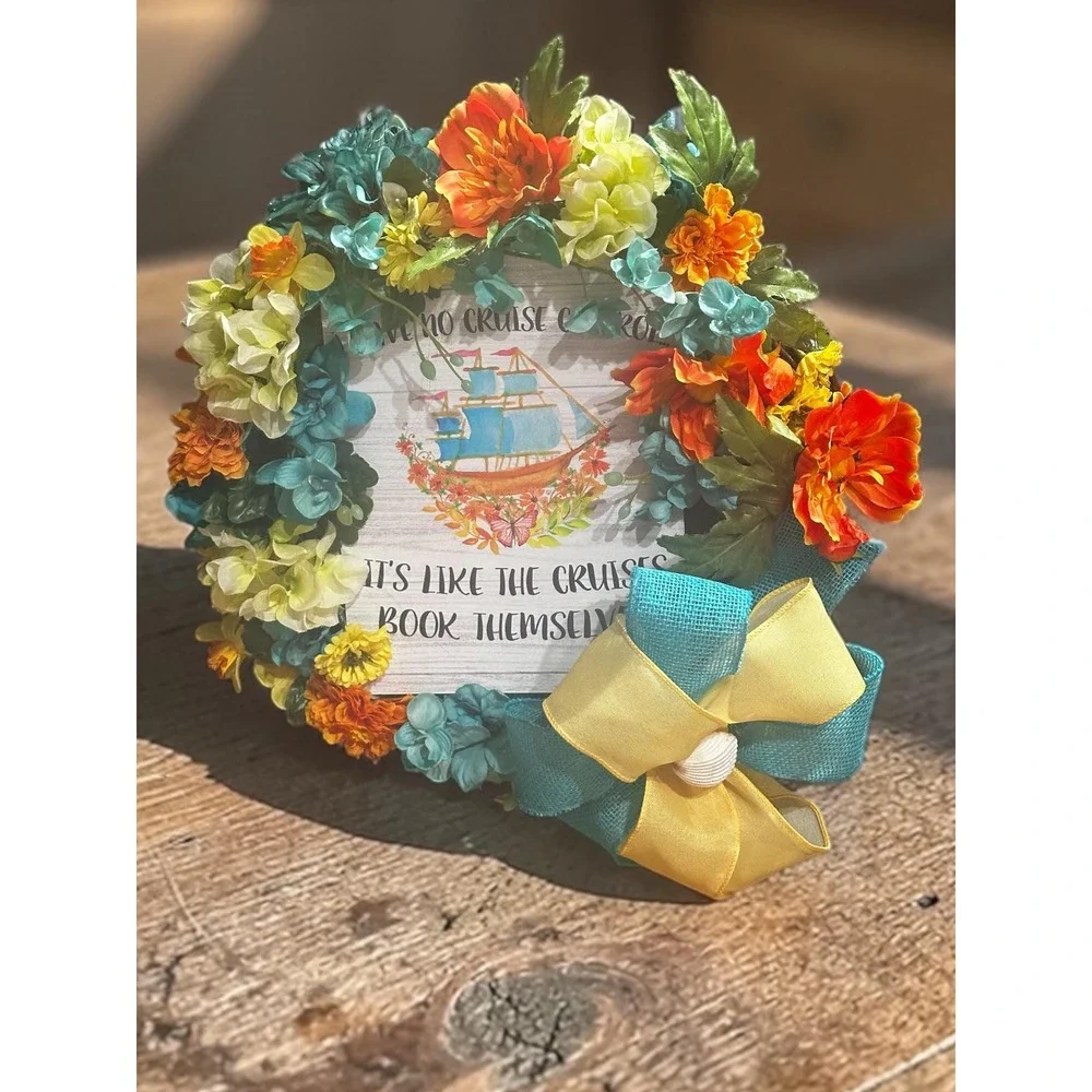 Handmade Grapevine Cruise Wreath